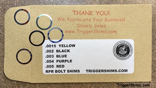 RPR Bolt Shim