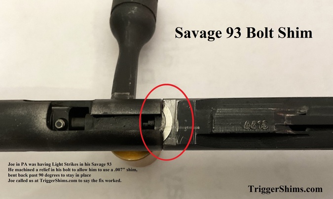 Savage 93 Machined Bolt