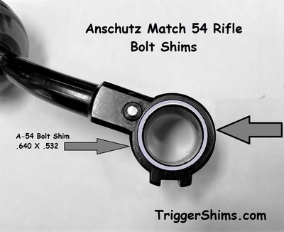 Anschutz 54 Target Match Action Bolt Shims